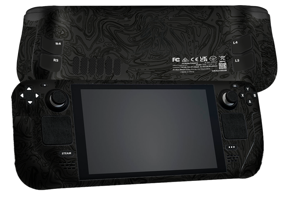 Black Line Steam Deck Skin Xonebrand