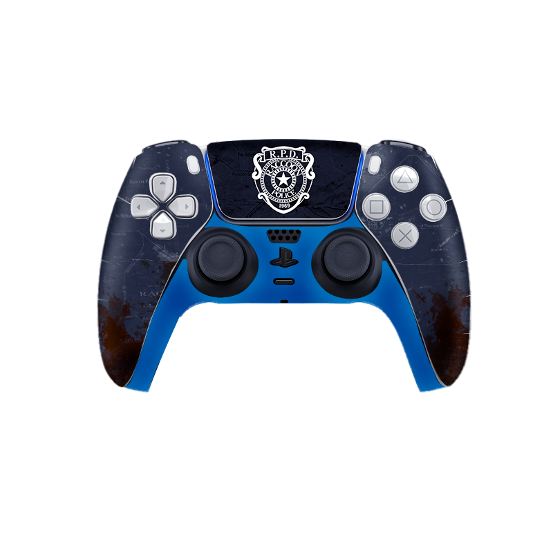 Resident Evil RPD Skin Playstation 5 Slim Xonebrand