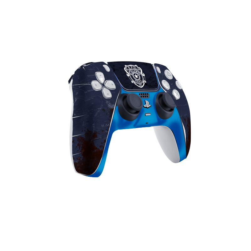 Resident Evil RPD Skin Playstation 5 Slim Xonebrand