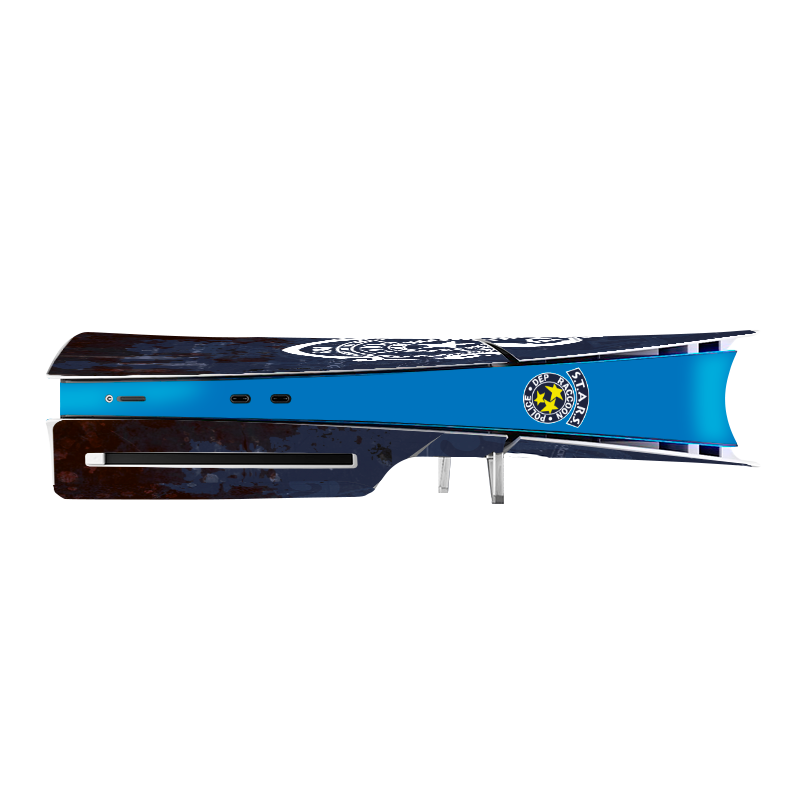 Resident Evil RPD Skin Playstation 5 Slim Xonebrand