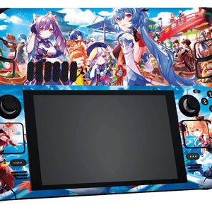 Genshi Impact Steam Deck Handheld Gaming Computer Skin