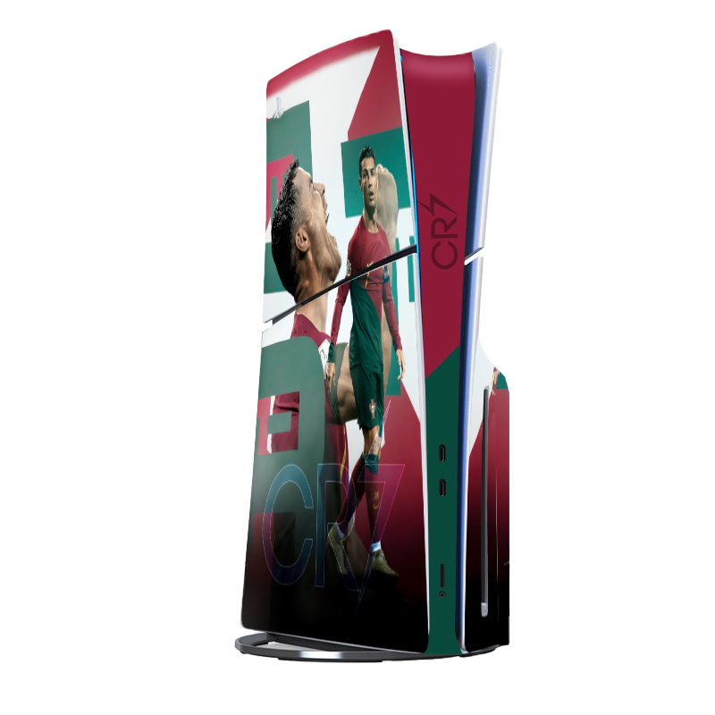 CR7 Cristiano Ronaldo Skin Playstation 5 Slim Xonebrand