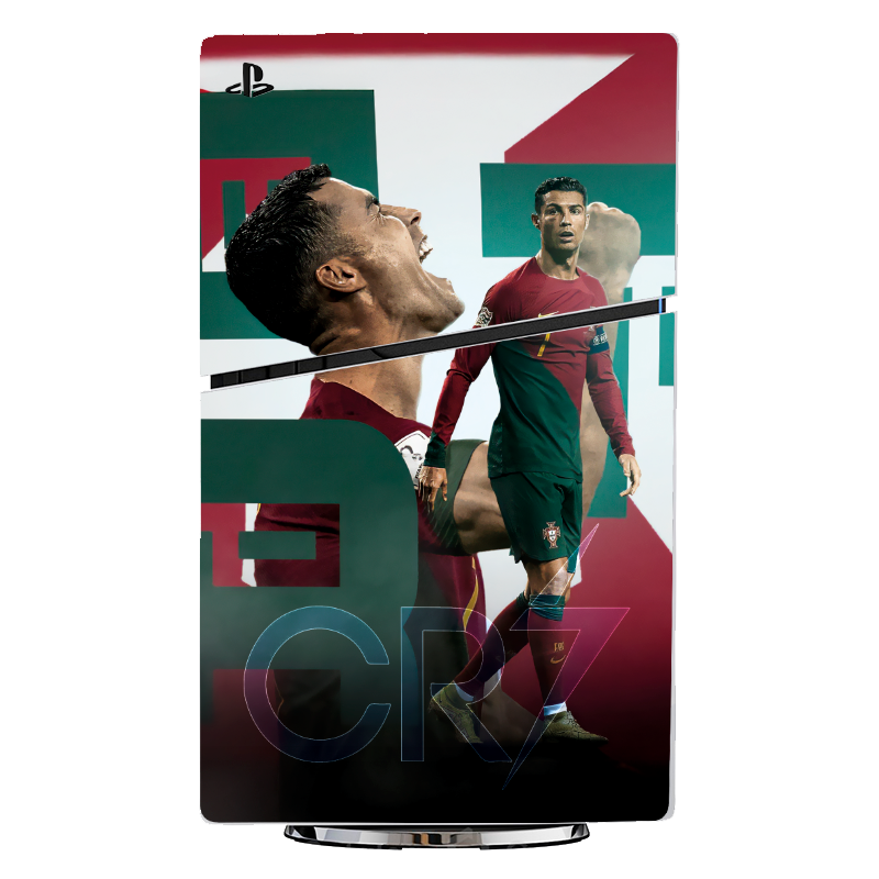 CR7 Cristiano Ronaldo Skin Playstation 5 Slim Xonebrand