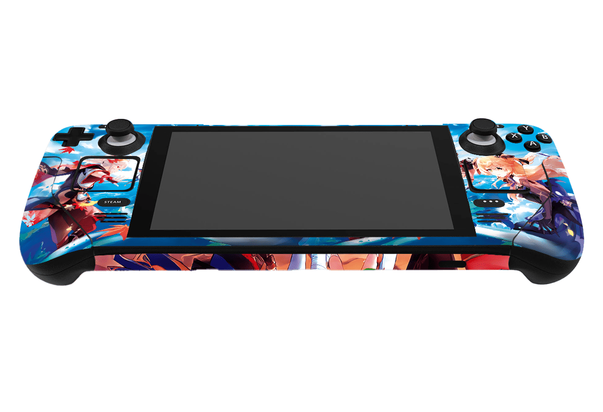 Genshi Impact Steam Deck Handheld Gaming Computer Skin