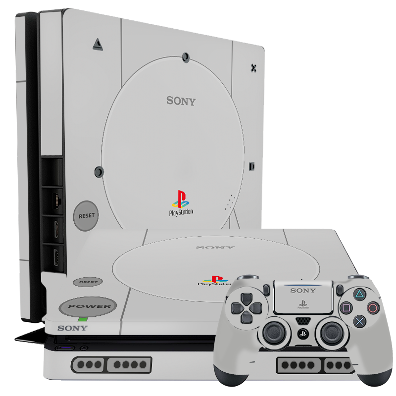 PS1 PS4 Slim Bundle Skin