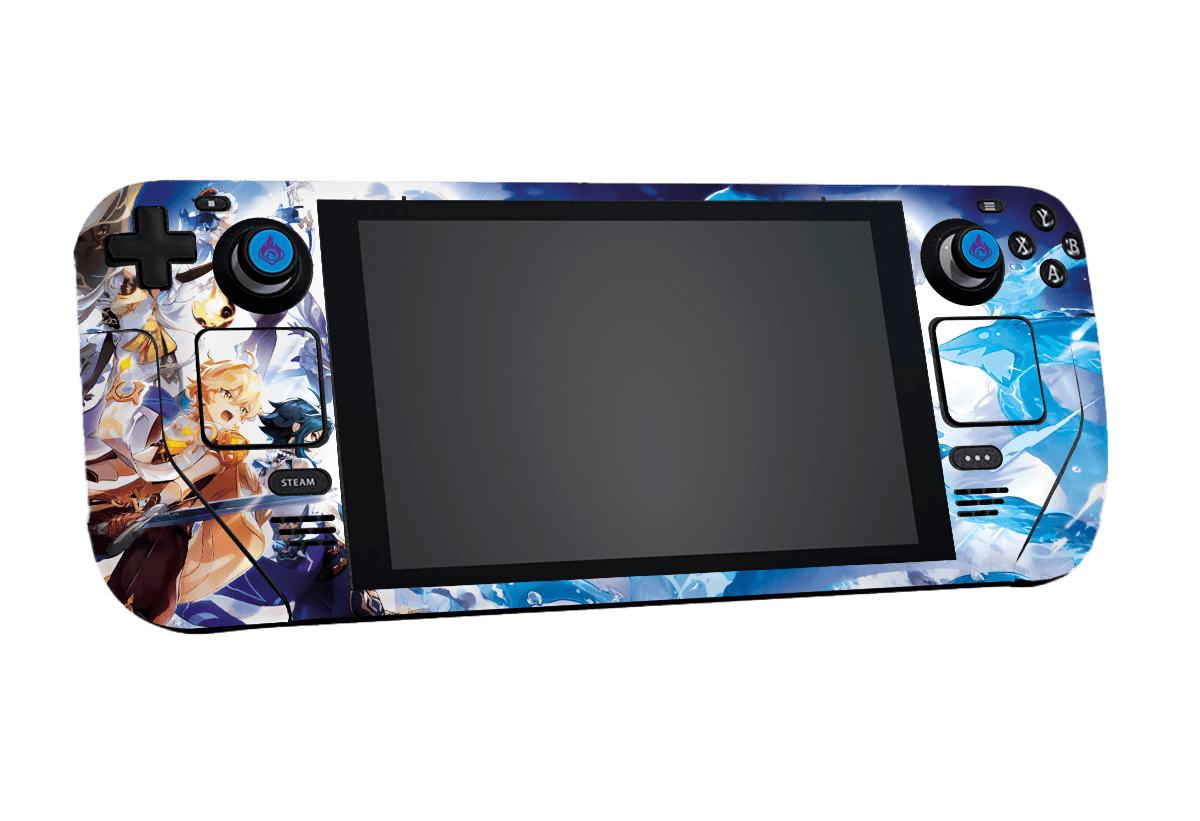 Genshi Impact Steam Deck Handheld Gaming Computer Skin