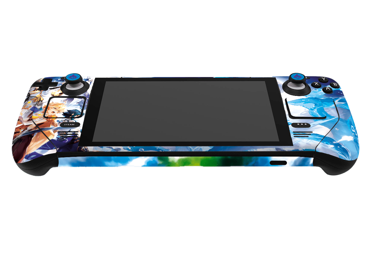 Genshi Impact Steam Deck Handheld Gaming Computer Skin