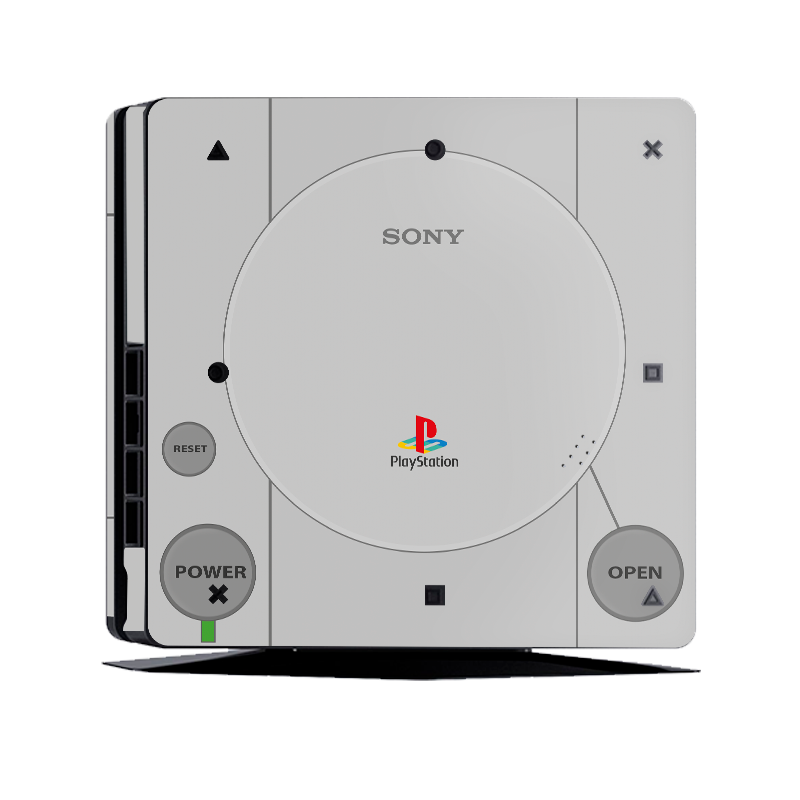 PS1 PS4 Slim Bundle Skin