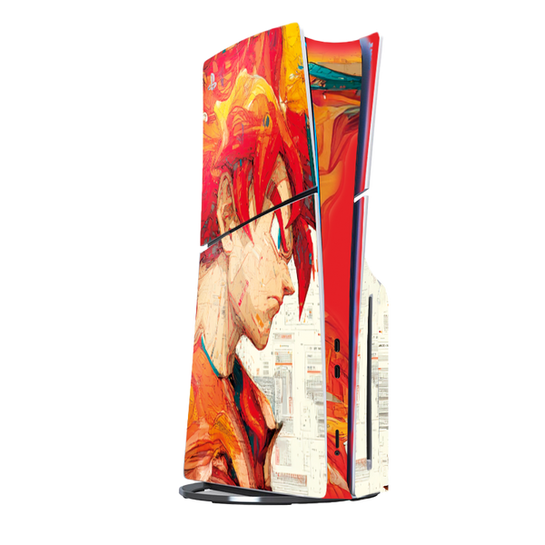 Goku vs Vegeta Skin Playstation 5 Slim Xonebrand