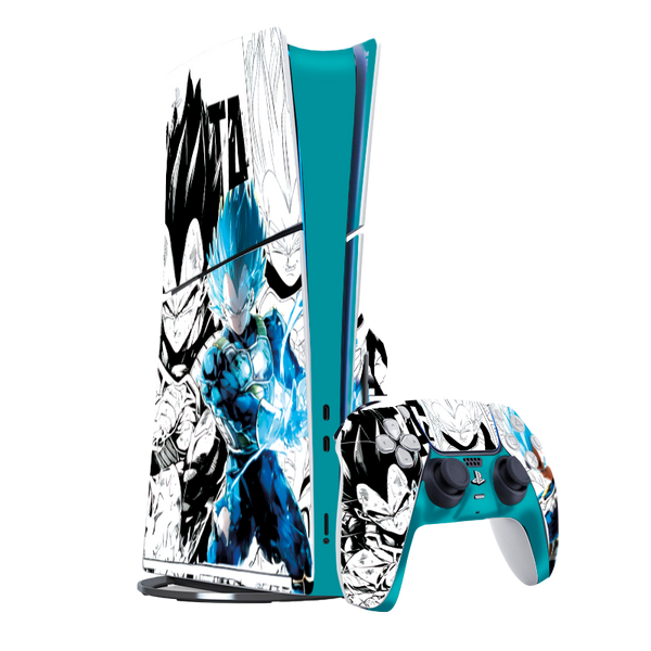 Vegeta Skin Playstation 5 Slim Xonebrand