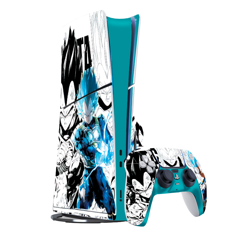 Vegeta Skin Playstation 5 Slim Xonebrand
