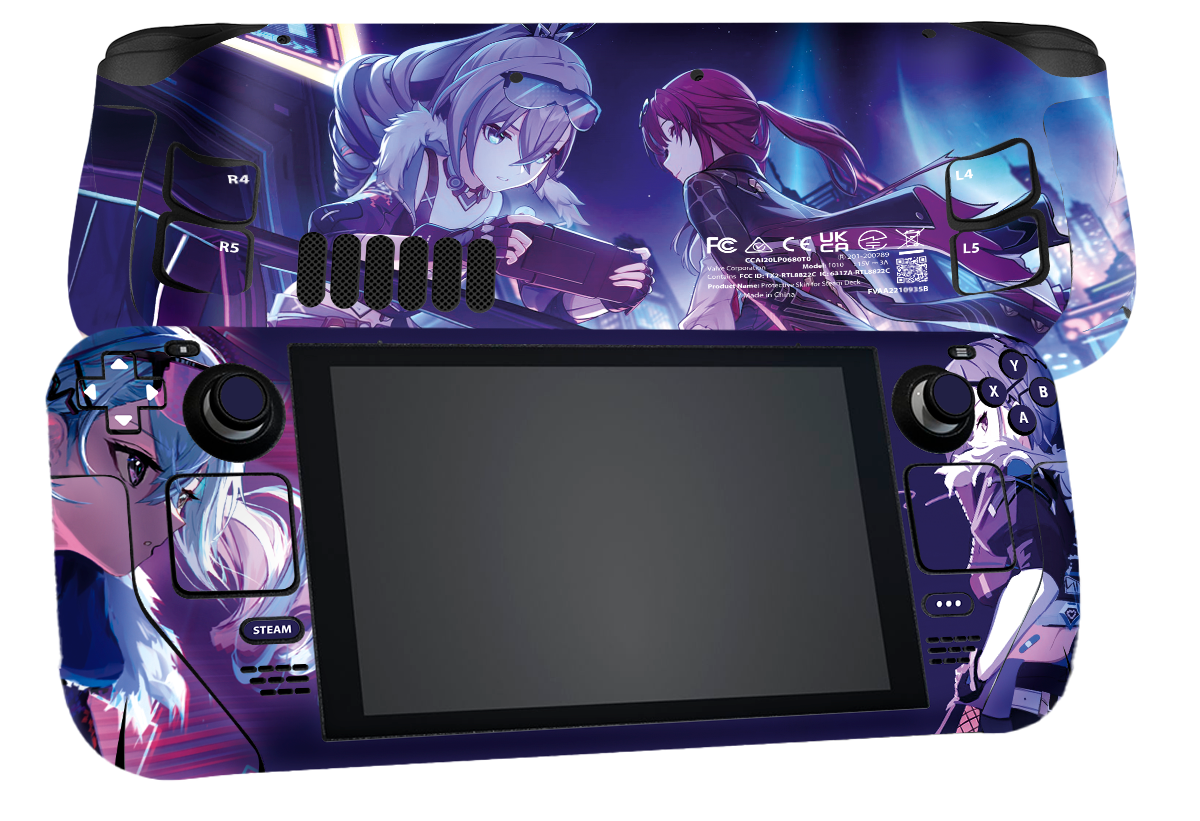 Silver Wolft Steam Deck Skin Xonebrand