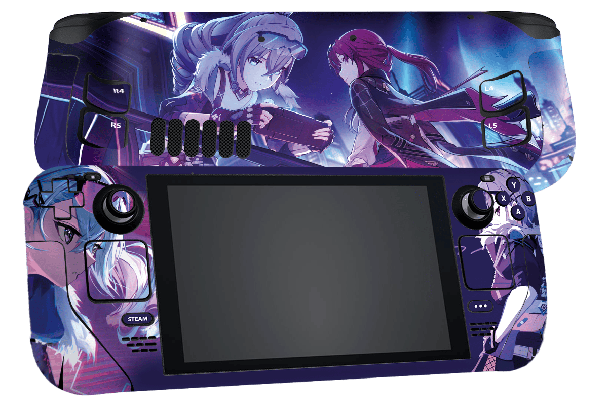 Silver Wolft Steam Deck Skin