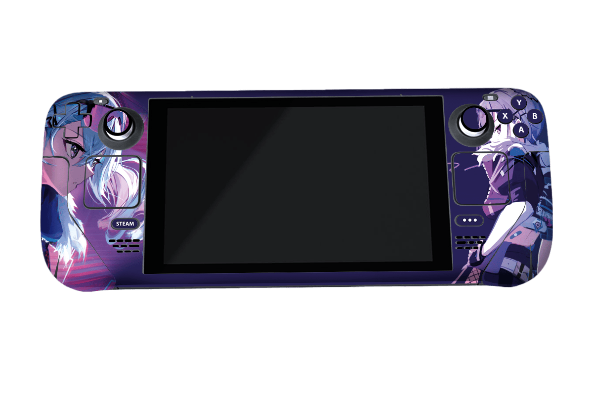 Silver Wolft Steam Deck Skin