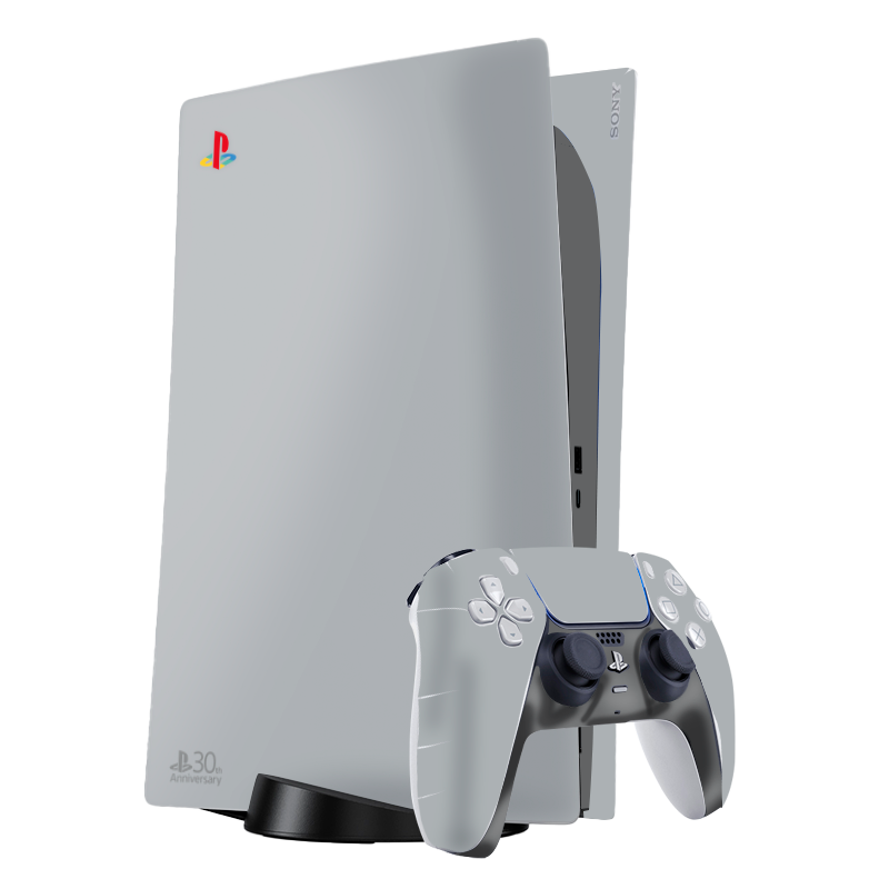 Skin Edição 30º Aniversário Playstation 5 Fat