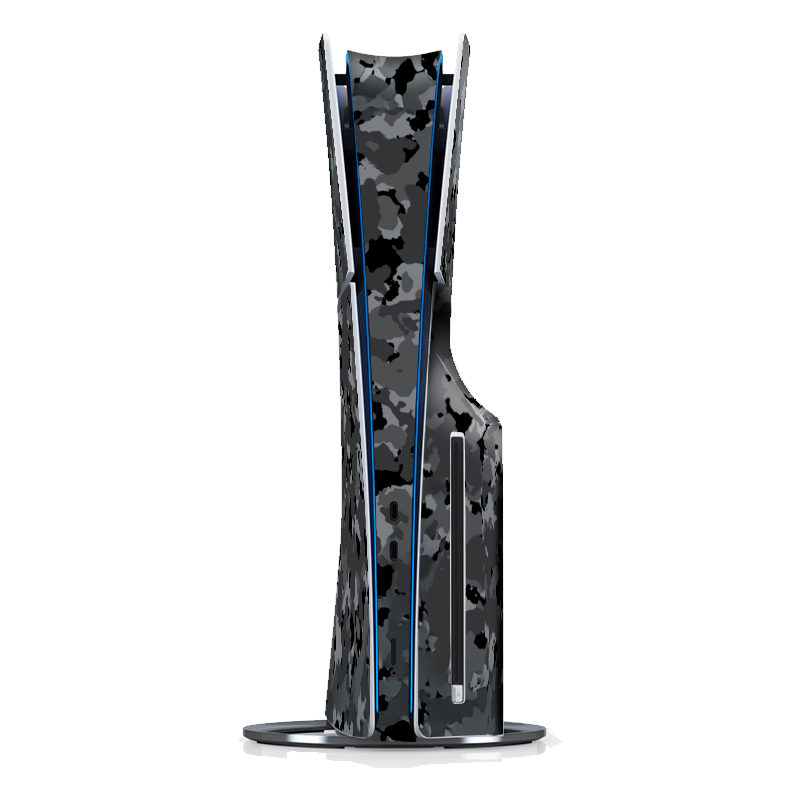 Black Camouflage Skin Playstation 5 Slim Xonebrand