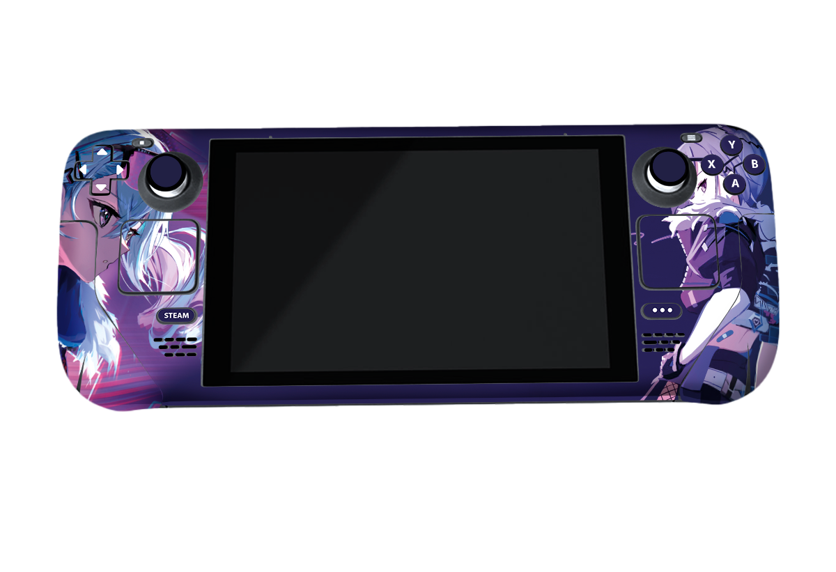 Silver Wolft Steam Deck Skin Xonebrand