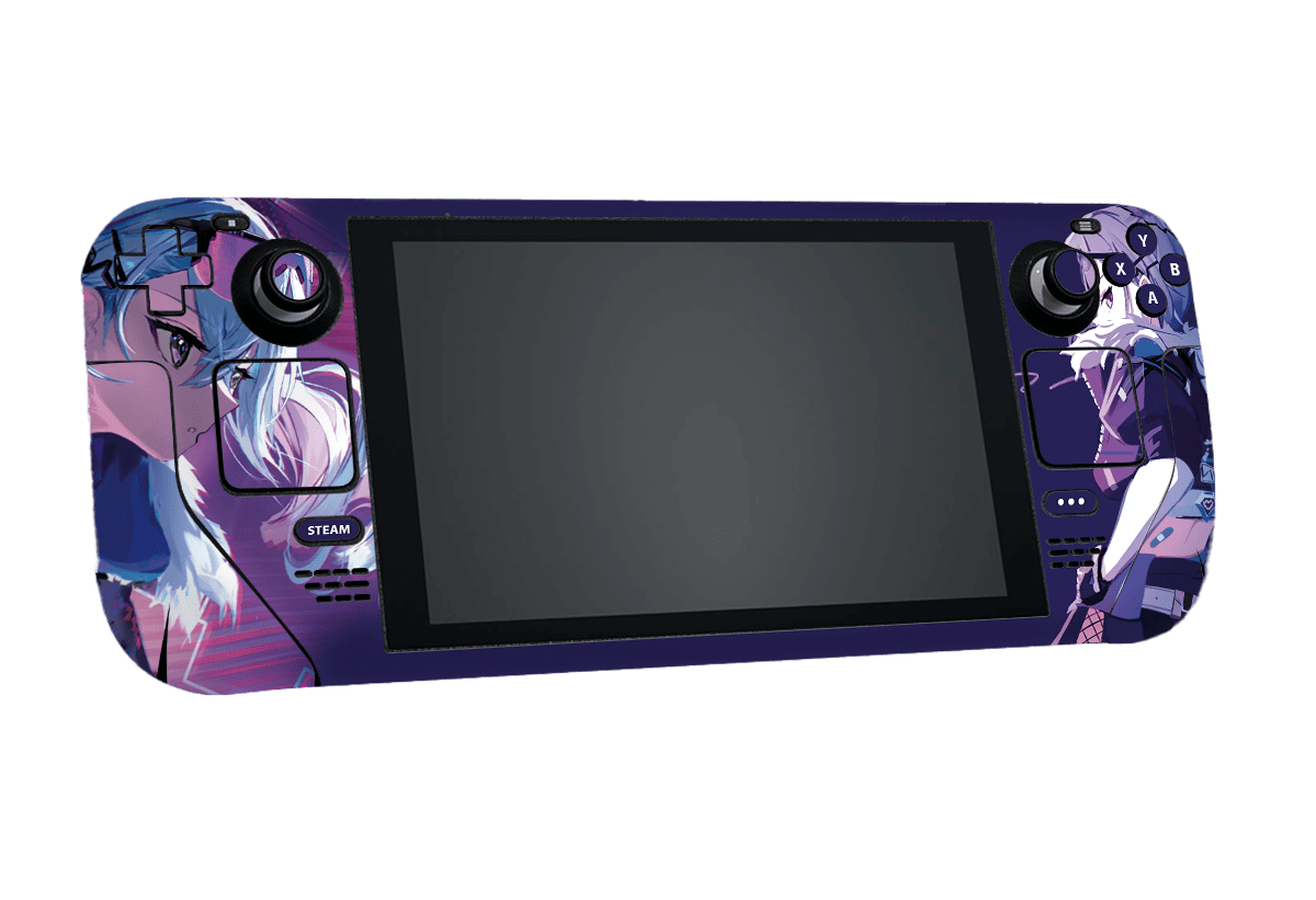 Silver Wolft Steam Deck Skin