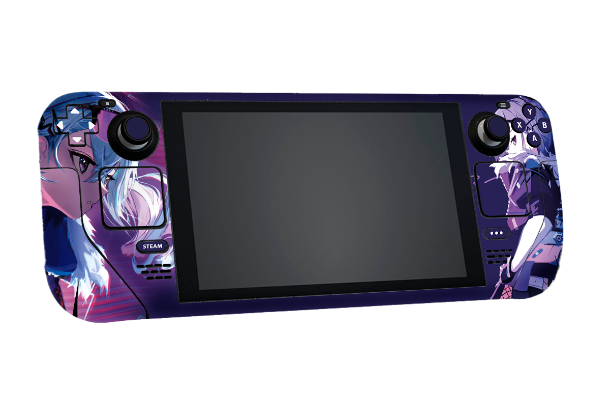 Silver Wolft Steam Deck Skin Xonebrand