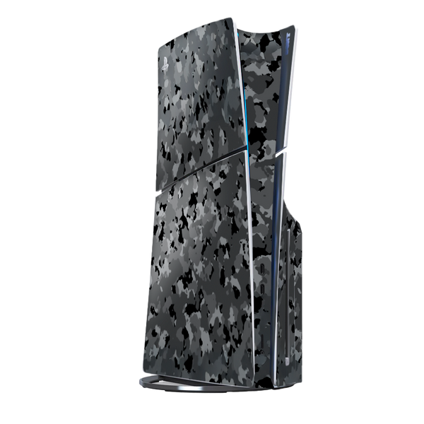 Black Camouflage Skin Playstation 5 Slim Xonebrand