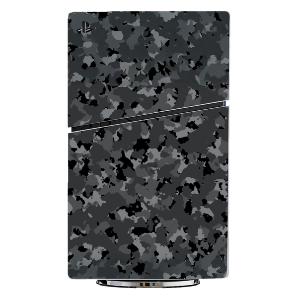Black Camouflage Skin Playstation 5 Slim Xonebrand