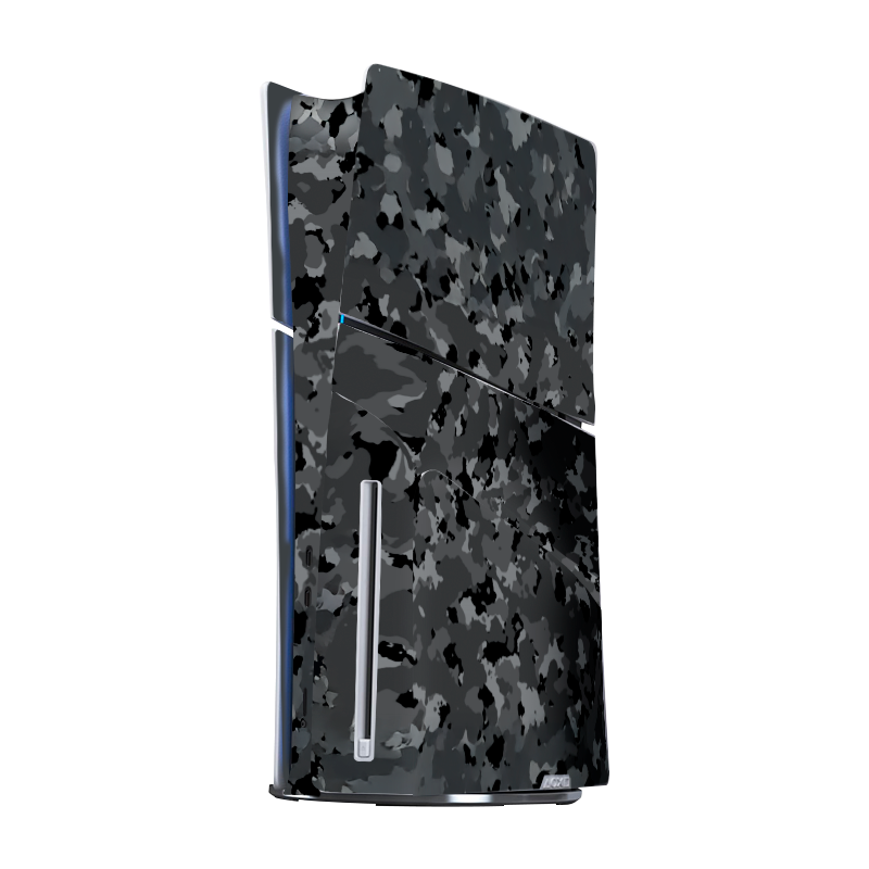 Black Camouflage Skin Playstation 5 Slim Xonebrand