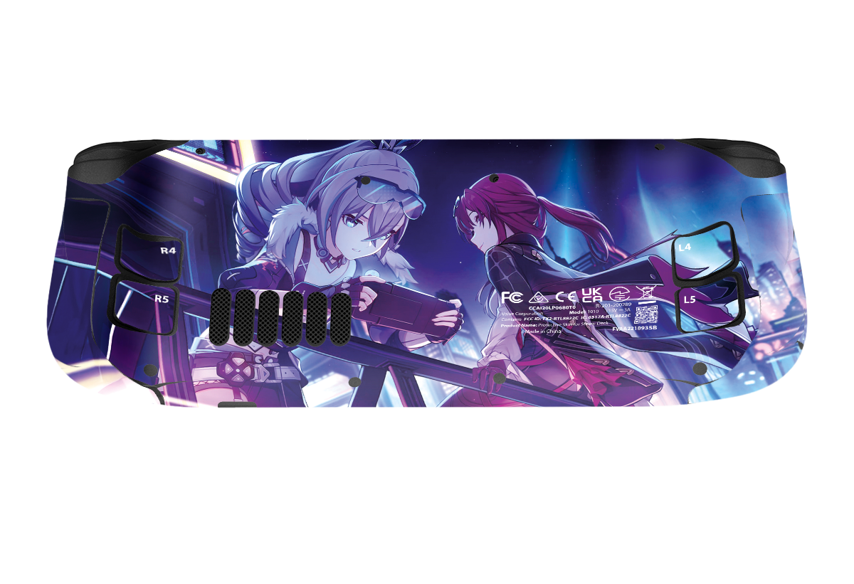 Silver Wolft Steam Deck Skin Xonebrand