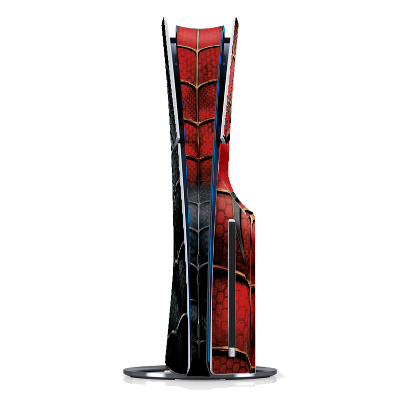 Spiderman Black & White Skin Playstation 5 Slim Xonebrand
