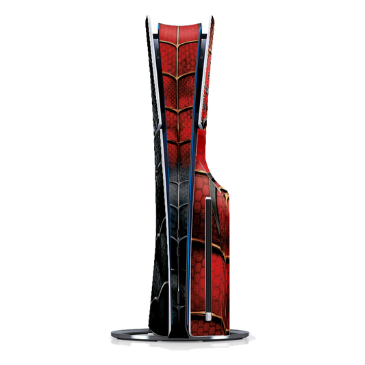 Spiderman Black & White Skin Playstation 5 Slim Xonebrand