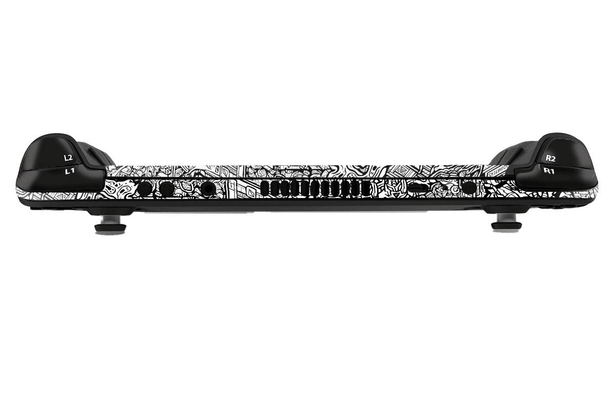 Topographic Azteca Steam Deck Skin