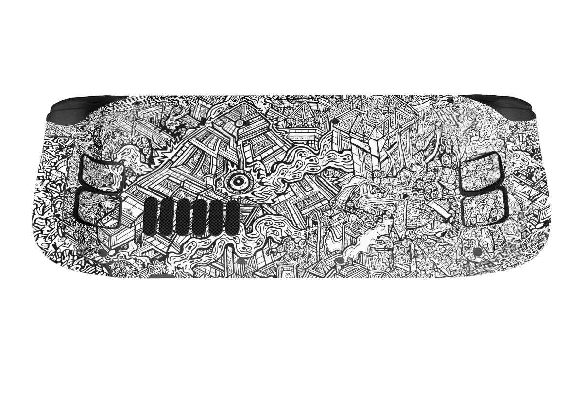 Topographic Azteca Steam Deck Skin