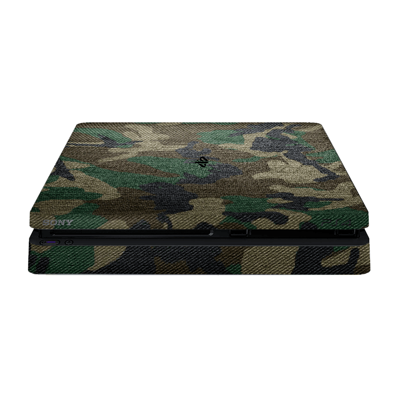 Camuflado Verde Skin Playstation 4 Slim Xonebrand