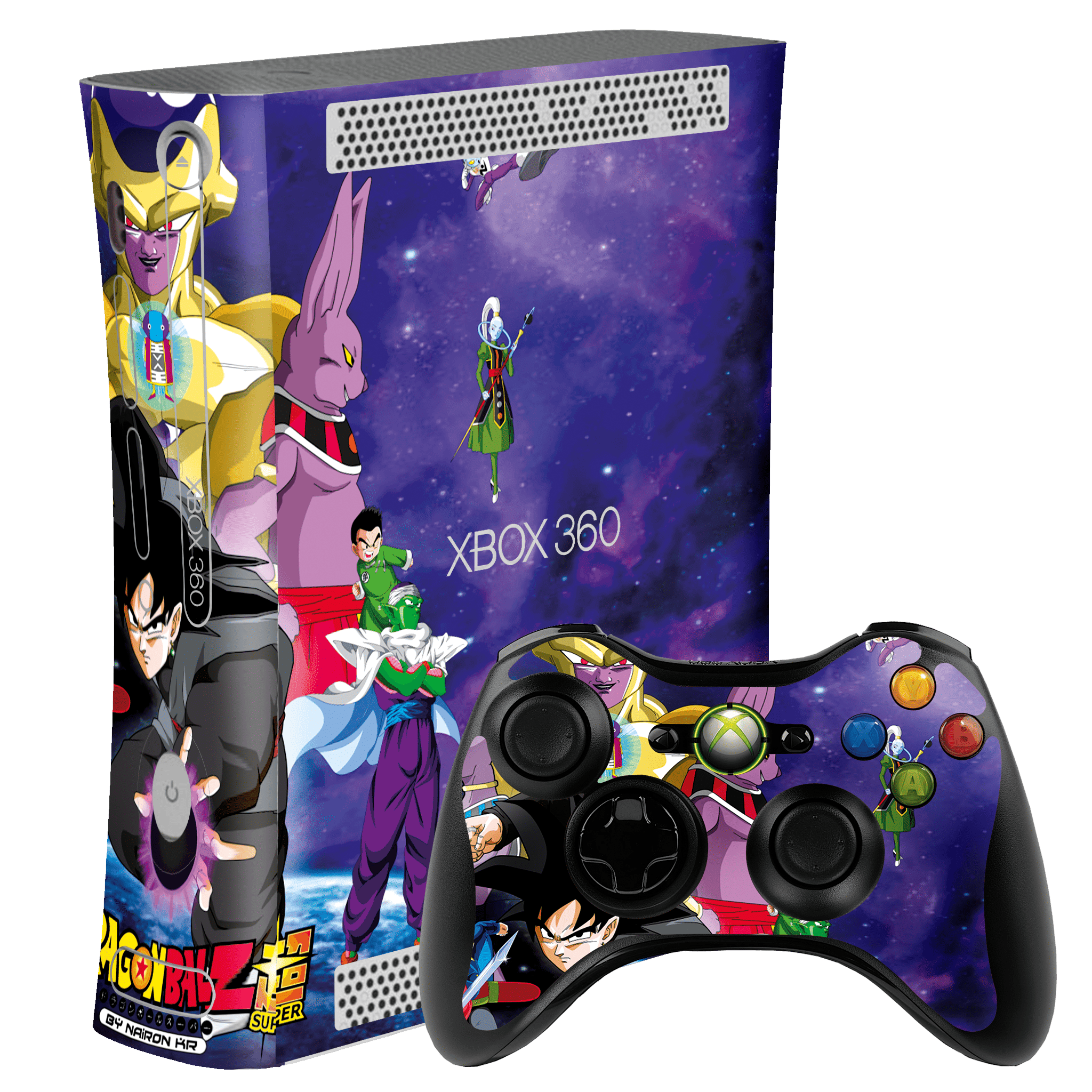 Dragon Ball Super Skin Xbox 360 Fat Xonebrand