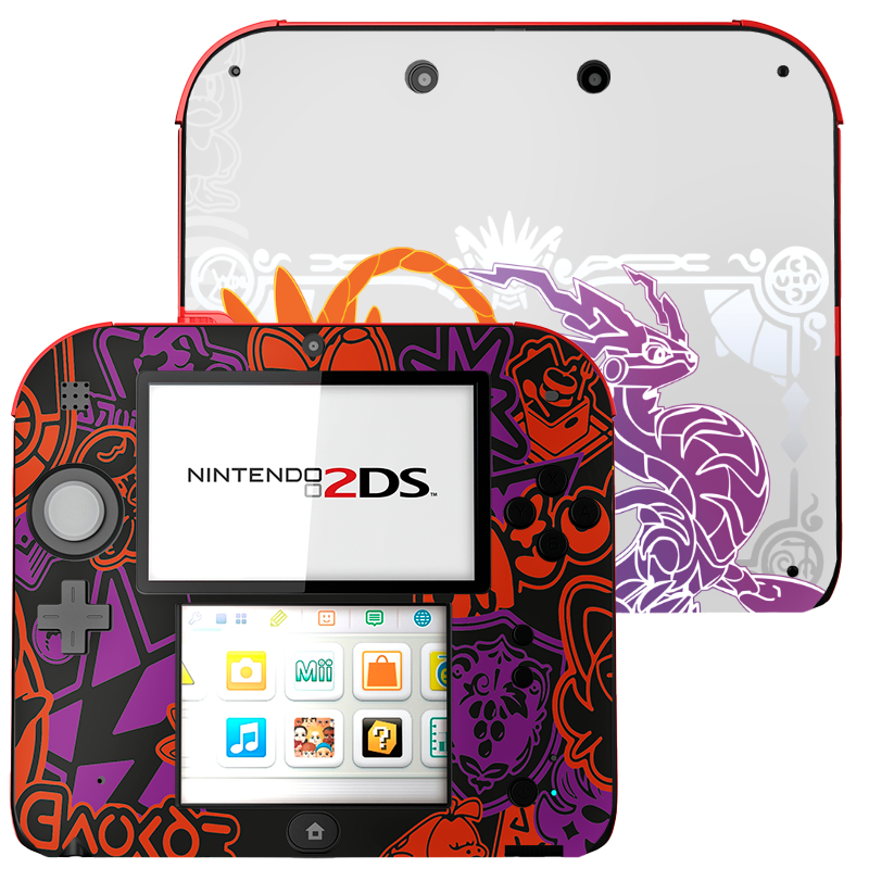 Pokemon Scarlet & Violet Nintendo 2DS Skin