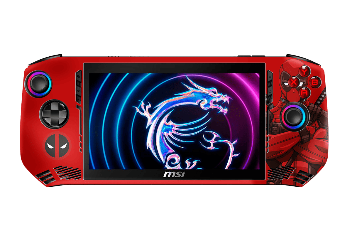 Skin para MSI Claw A1M edición Deadpool – Xonebrand