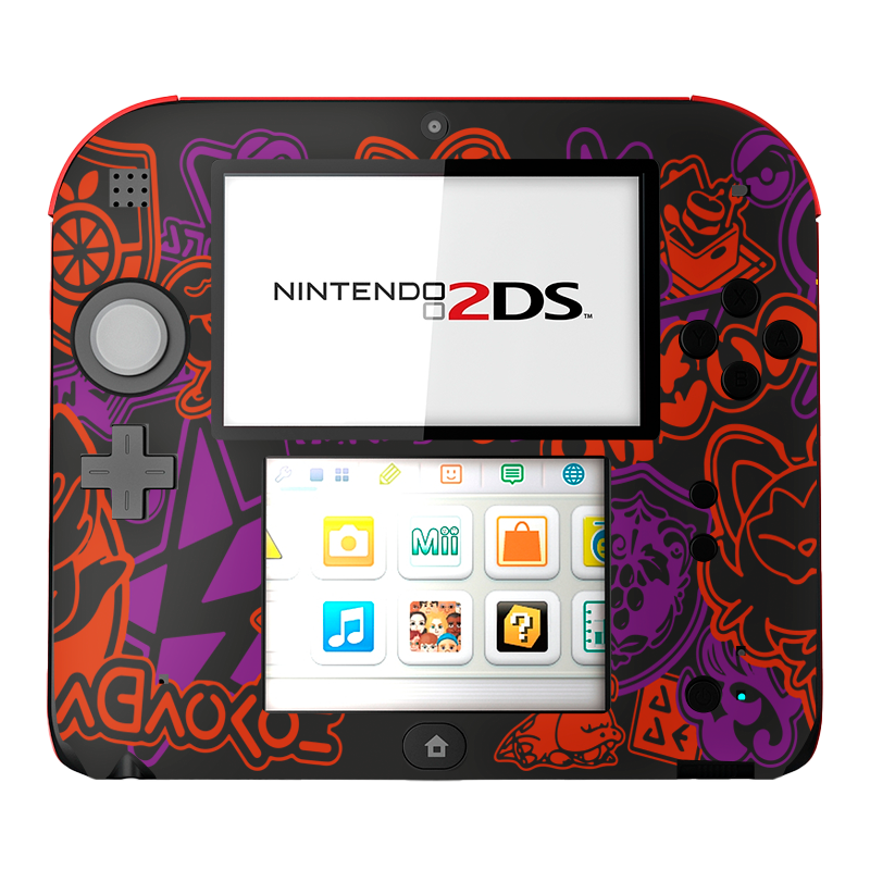 Pokemon Scarlet & Violet Nintendo 2DS Skin