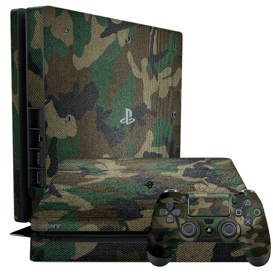 Camuflado Verde Skin Playstation 4 Slim
