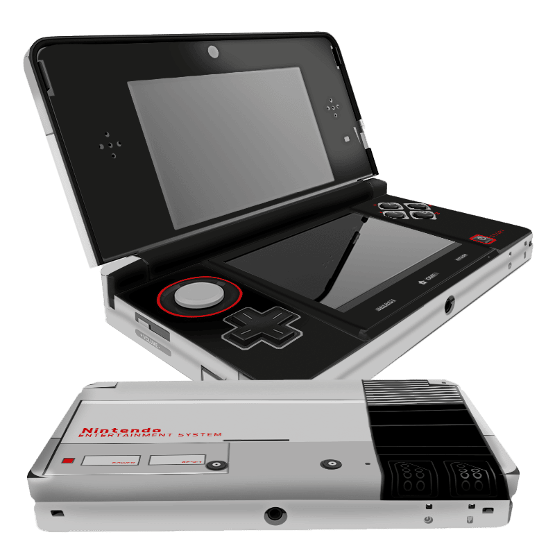 Skin para Nintendo 3Ds edición NES – Xonebrand