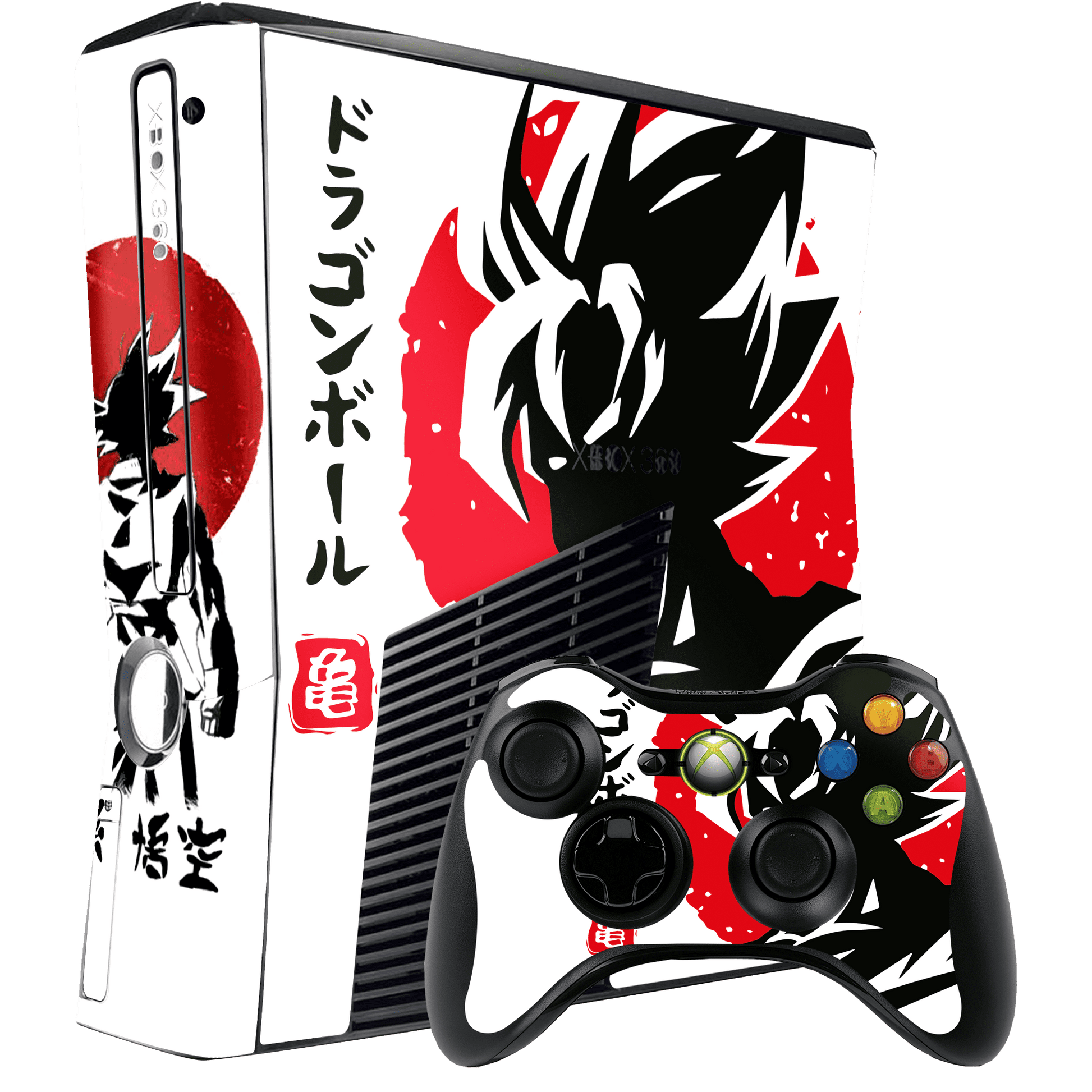 Dragon Ball Goku Xbox 360 Slim Bundle Skin