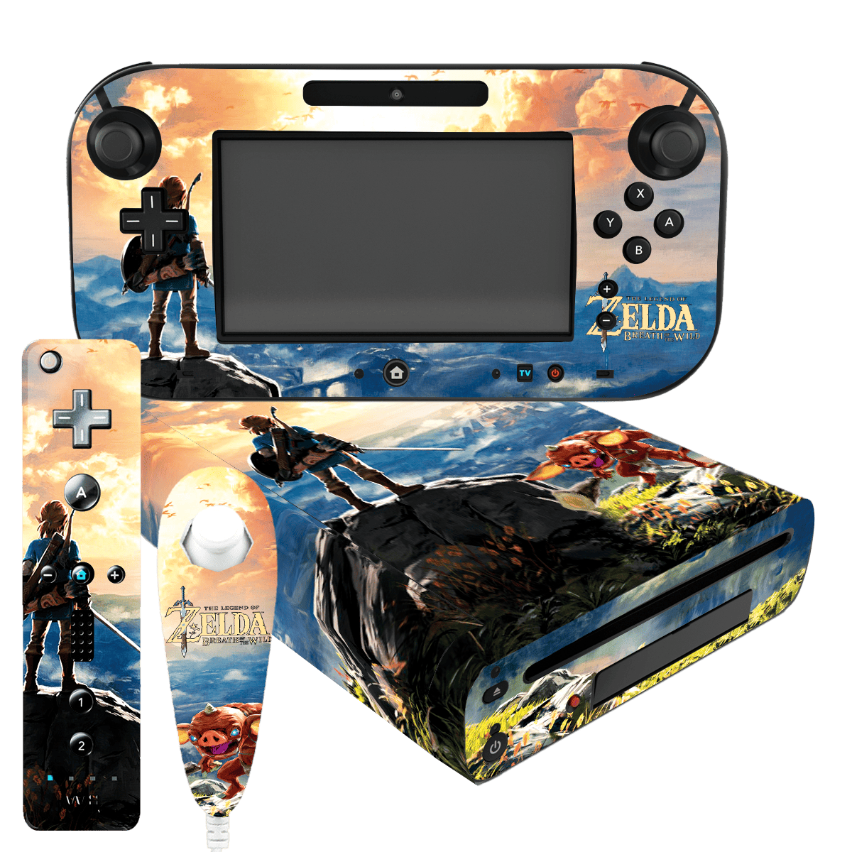 Legenda de Zelda Skin Nintendo Wii U (2012) Xonebrand