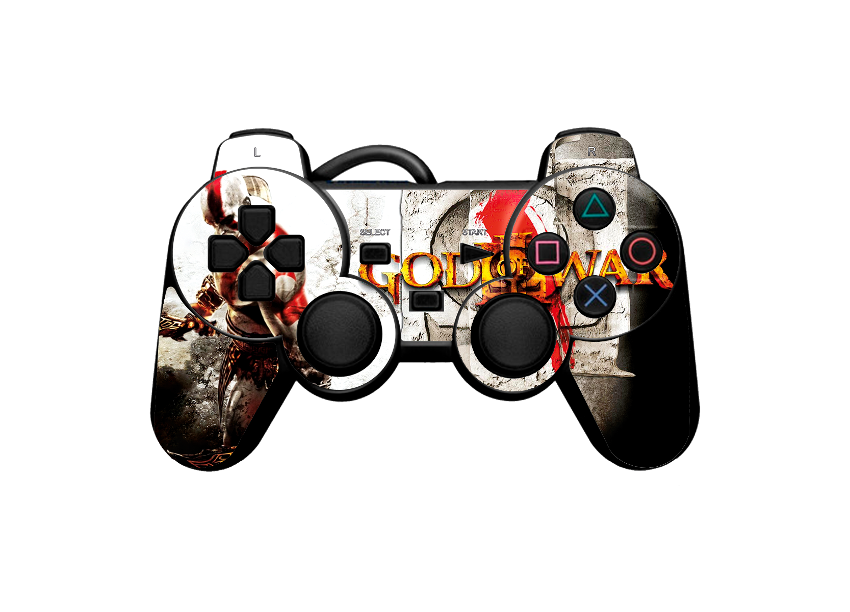 God of War III Skin Playstation 2 Slim