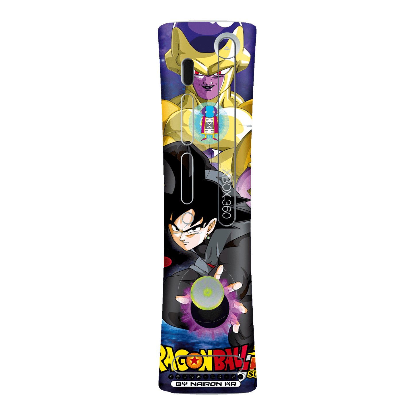 Dragon Ball Super Xbox 360 Fat Bundle Skin