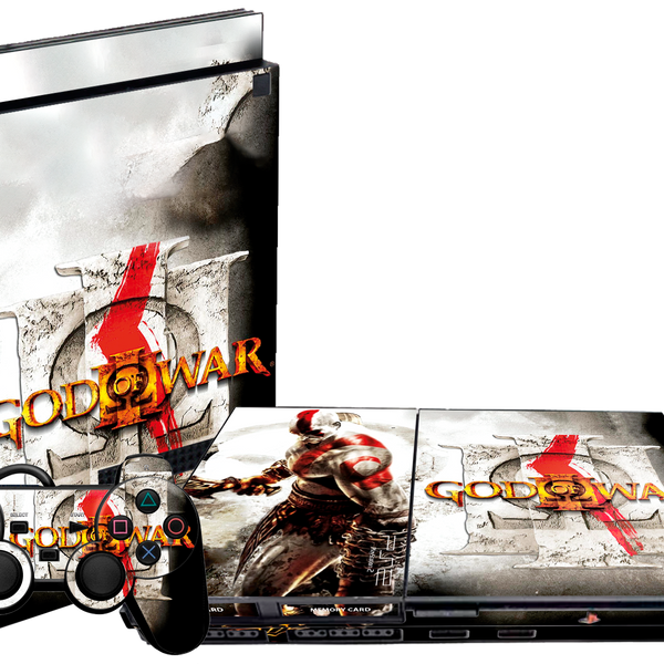 God of War III Skin Playstation 2 Slim
