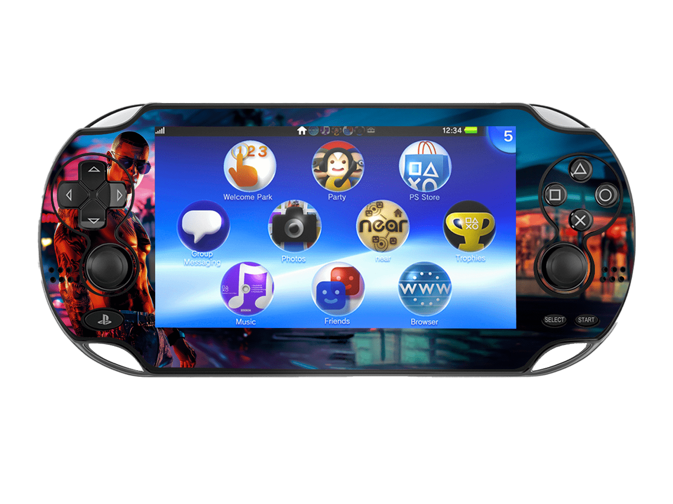 GTA Skin Playstation Portable PSVita Fat