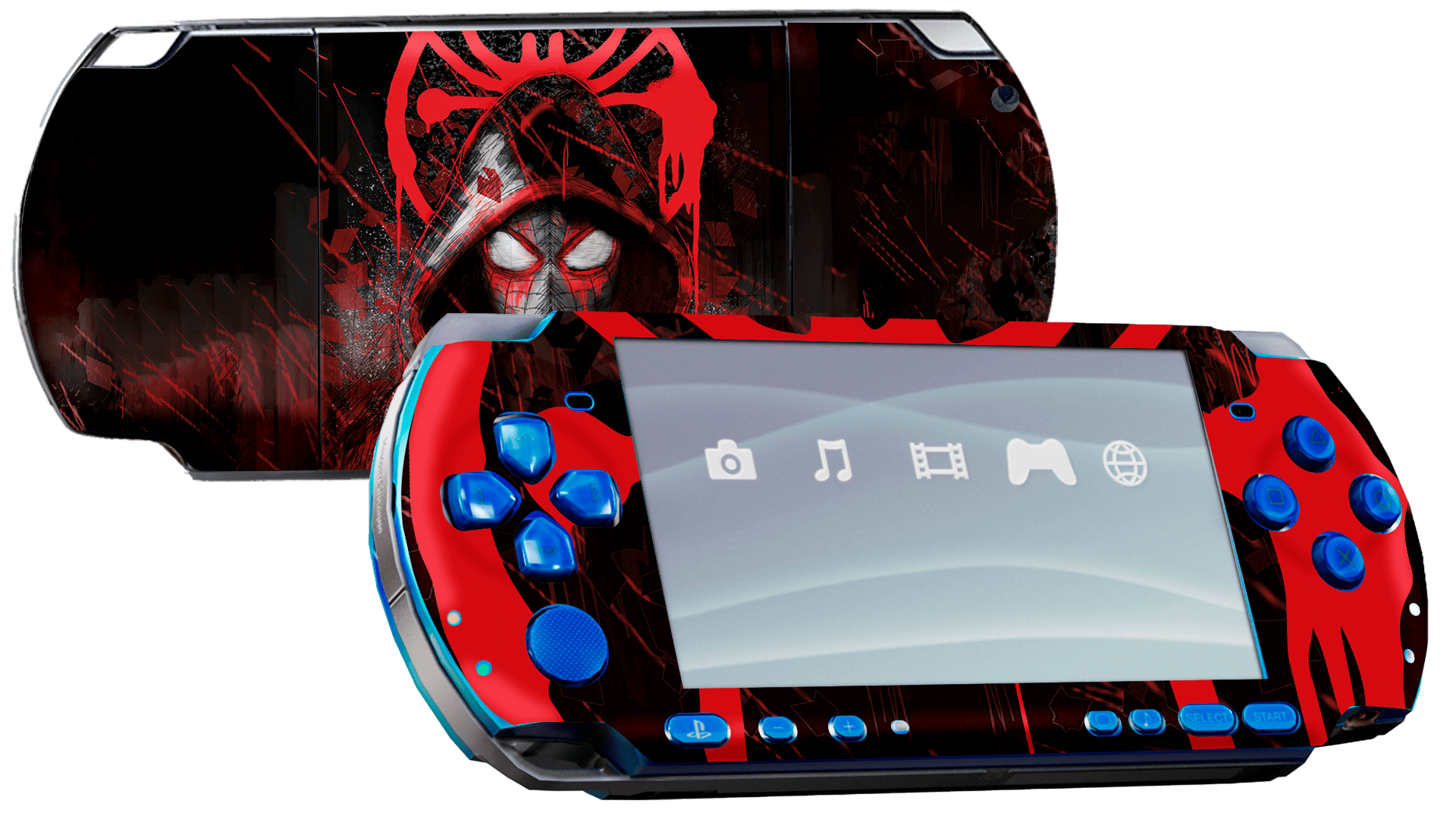 Spiderman PSP portátil para juegos Bundle Skin