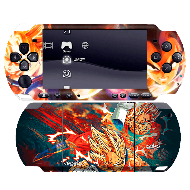 Dragon Ball Vegeta PSP portátil para juegos Bundle Skin