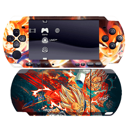 Dragon Ball Vegeta PSP portátil para juegos Bundle Skin