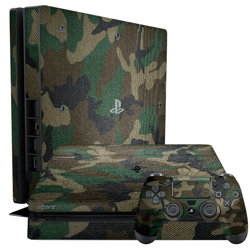 Verde Camuflado PS4 Slim Bundle Skin