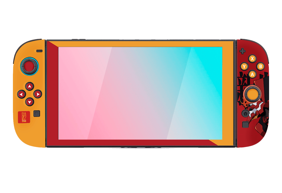 Evangelion Eva 02 Skin Nintendo Switch 2 (2025) Xonebrand