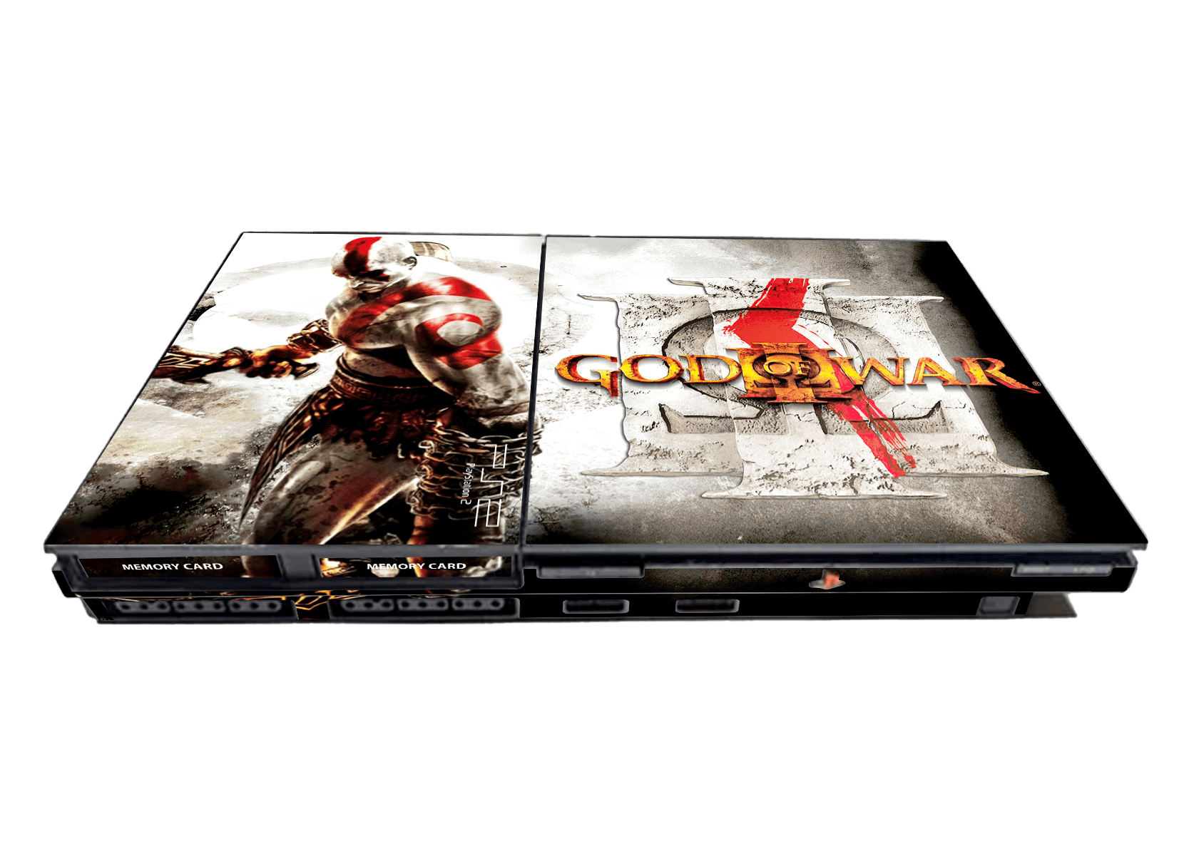 God of War III Skin Playstation 2 Slim